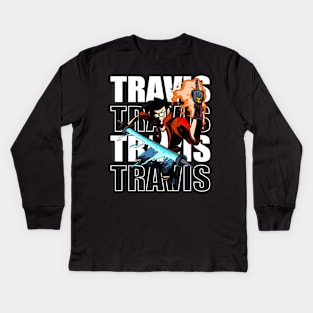 Travis Touchdown 2 Kids Long Sleeve T-Shirt